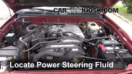 2002 Toyota 4Runner SR5 3.4L V6 Power Steering Fluid Add Fluid